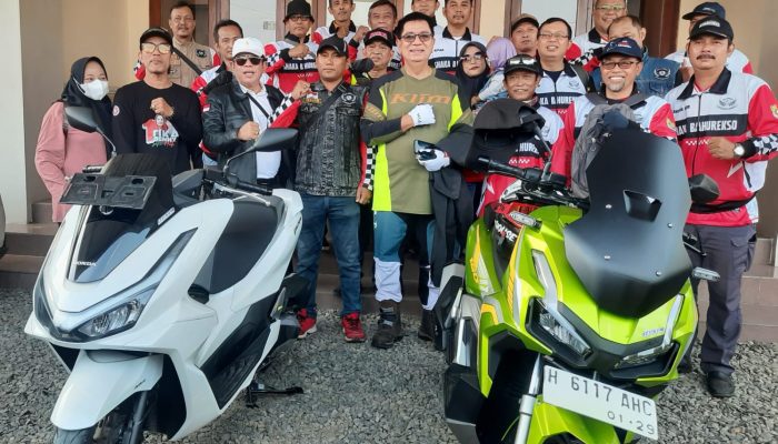 H. Murdoko Boncengkan Putrinya, Nattaya Kenenza Ikut Touring Jelajahi Tempat- Tempat Wisata