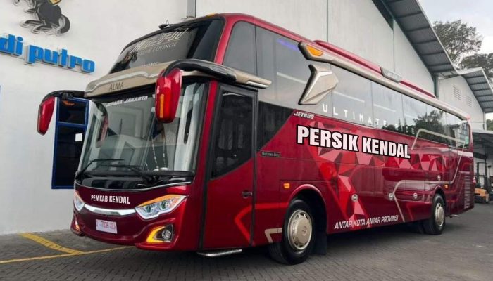 Keren, Persik Kendal Punya Bus Baru dan Siap Dibranding Hasil dari Lomba Desain Warga