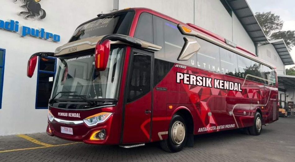 Keren, Persik Kendal Punya Bus Baru dan Siap Dibranding Hasil dari Lomba Desain Warga