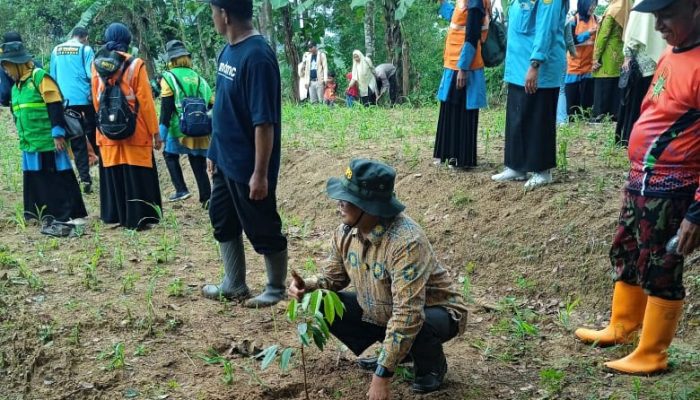 PDNA Banyumas Tanam 1.113 Pohon di Kawasan Perhutani Situ Karangkemojing Gumelar