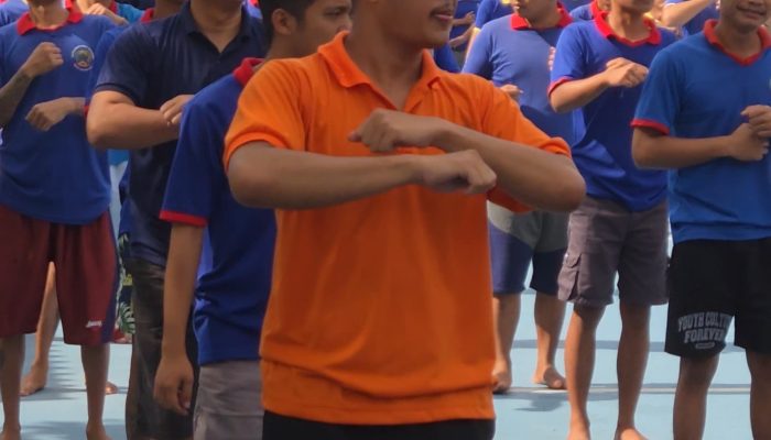 Rutan Kelas II B Banyumas Gelar Senam Bersama Pegawai dan WBP