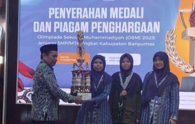 SMP Muhammadiyah Purwojati Banyumas Raih 29 Emas di Ajang OSM 2025