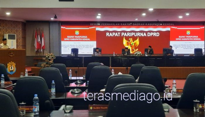 DPRD Kendal Gelar Rapat Persetujuan Bersama atas Peraturan Daerah di Luar Propemperda Tentang Perubahan Peraturan Daerah Nomor 14 Tahun 2023