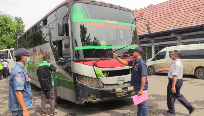 Jelang Arus Mudik Lebaran 2026, Dishub dan Satlantas Rembang Cek Angkutan Umum