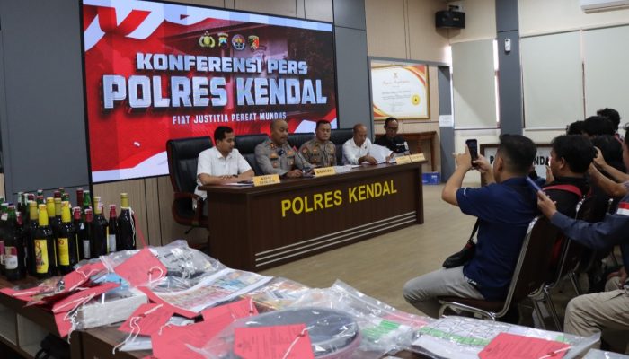 Polres Kendal Ungkap 58 Kasus Penyakit Masyarakat