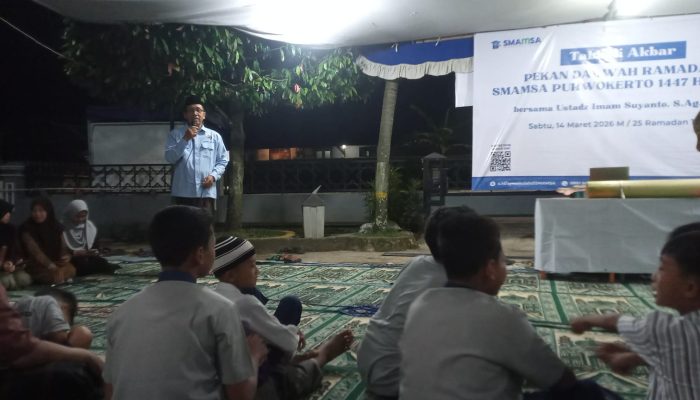 Pekan Dakwah Ramadan 1447 H di PCM Karanglewas Jadi Ajang Latihan Dai Muda SMA Muhammadiyah 1 Purwokerto