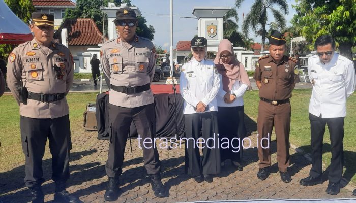 Bupati Kendal, Dyah Kartika Permanasari Jadi Pembina Apel Pelatihan Sispamkota, Ini yang Disampaikan