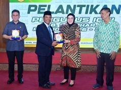 Menteri Perdagangan Budi Santoso Menghadiri Pelantikan Pengurus ICMI Sukoharjo