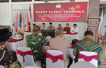 KPU Sukoharjo Gelar Rapat Pleno Terbuka Rekapitulasi PDPB, Ada Temuan dari Bawaslu Langsung Diperbaiki Datanya