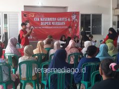 Untuk yang Kedua Kalinya, DPC PDIP Gelar Cek Kesehatan Gratis, Ini yang Disampaikan