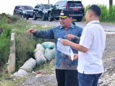 Jalan Penghubung Antar Kecamatan Kaliori – Sumber Longsor