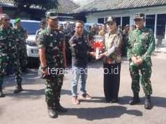 Bupati Tika Serahkan 30 Unit Armada Pick Up Mahindra Scorpion KDKMP di Halaman Makodim 0715/ Kendal