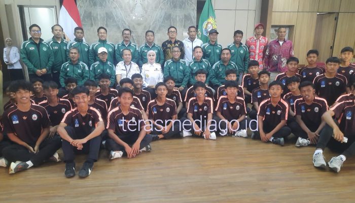 Tim Persiik Junior Minta Doa Restu dan Dukungan kepada Bupati Tika