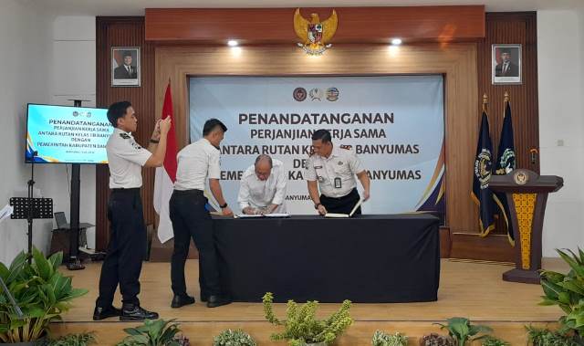 Rutan Kelas IIB Banyumas MoU dengan Pemkab Soal Pembinaan Kepribadian dan Kemandirian