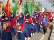 500 Warga dari TK hingga PRM Kompak Meriahkan Jalan Sehat HUT Kemerdekaan RI Ke-81