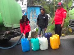 Garda Muda Bersinar dan Madani Creative Salurkan Bantuan Air Bersih di Lereng Merapi