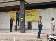 Bangunan Milik Jayus Disegel Pemenang Lelang