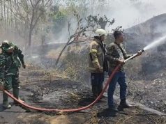 Kebakaran TPA Lama Darupono Berhasil Dikendalikan, TNI Bersama Tim Gabungan Terus Pantau Cegah Api Meluas