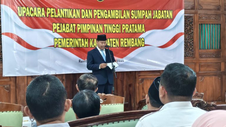 Fahrudin Resmi Pimpin BPBD Rembang, Fokus Mitigasi dan Penanganan Kekeringan