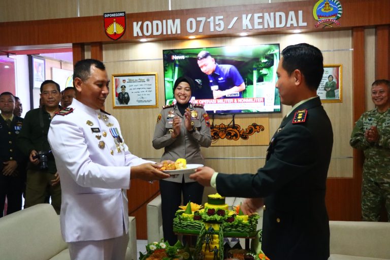 Kapolres Kendal Anjangsana ke Kodim 0715/ Kendal, Perkuat Sinergi TNI-Polri